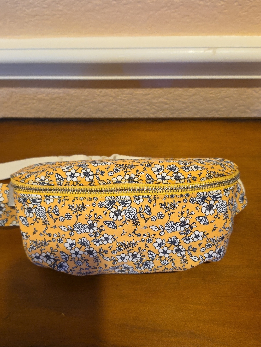 Floral Yellow Women's Waist Bag
